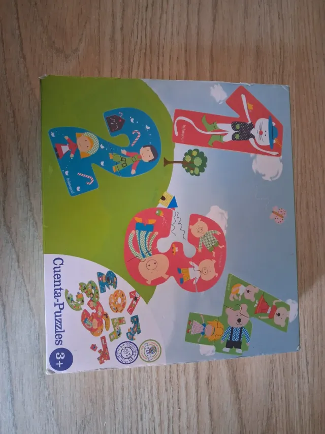 Juego educativo.Puzzles Números de Itsmagical