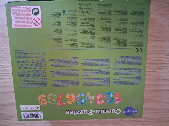 Juego educativo.Puzzles Números de Itsmagical