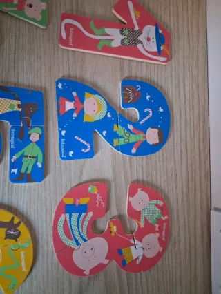 Juego educativo.Puzzles Números de Itsmagical