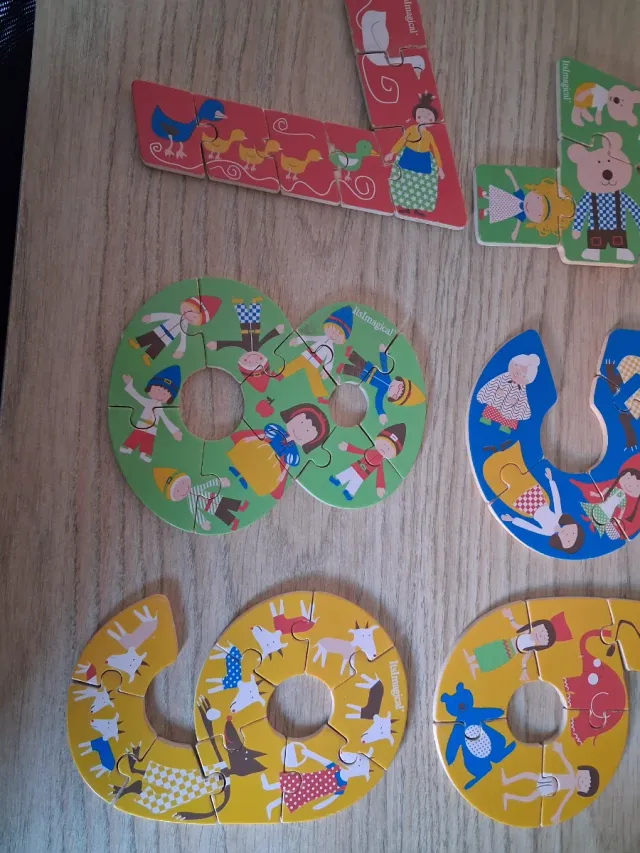 Juego educativo.Puzzles Números de Itsmagical