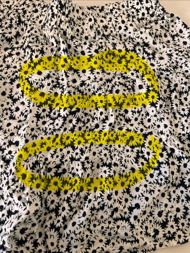 Falda corta estampada floral