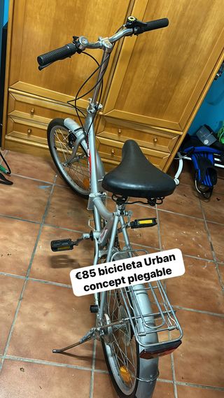 Bicicleta Plegable Urban Concept Plata