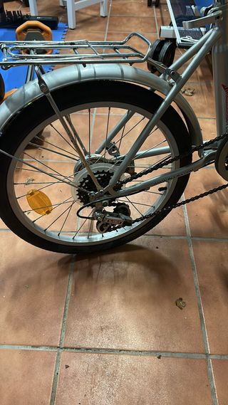 Bicicleta Plegable Urban Concept Plata