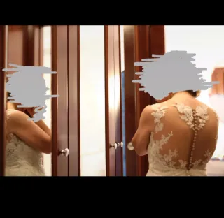 Vestido de Novia Encaje Blanco