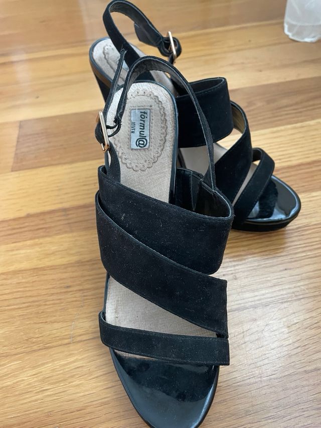 Zapatos de tacón negros