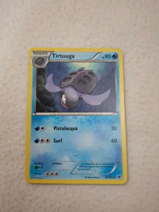 Tirtouga 25/101 Pokemon Vittorie Regali 2012 Carte