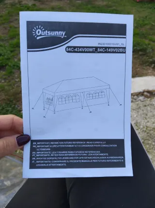 Tenda Gazebo Outsunny