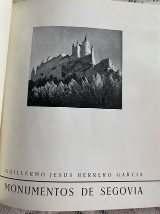 Libro: Monumentos de Segovia