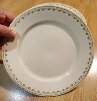 7 Platos Llanos La Cartuja Antiguos