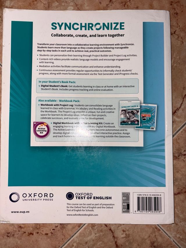 Libro Synchronize 1 Oxford A1+