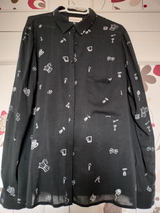 Camisa Pull&Bear Estampada