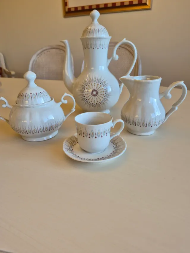 Juego de café vintage porcelana