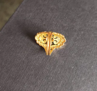 Anillo Oro 18k. Esmeralda nuevo