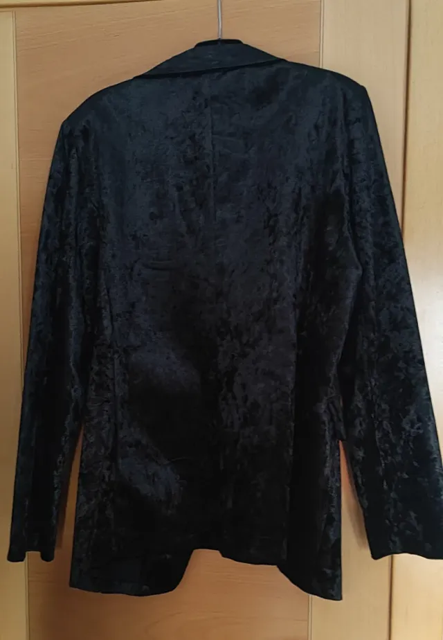 Blazer Terciopelo Negro