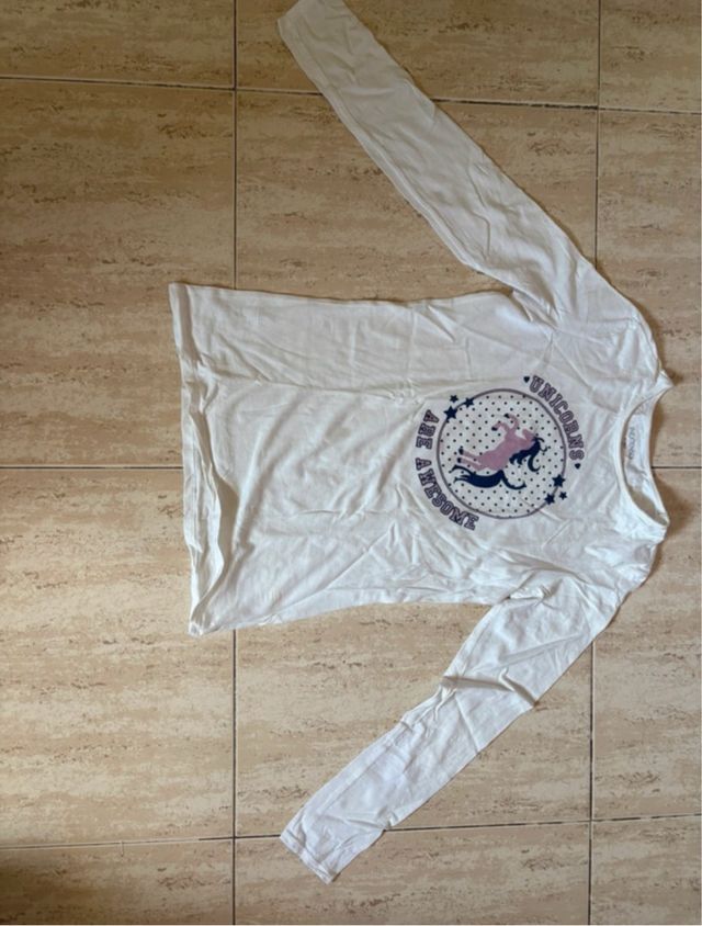 Camiseta manga larga unicornios