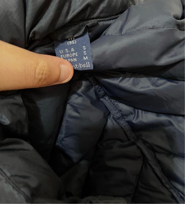 Chaqueta Mont-bell azul acolchada