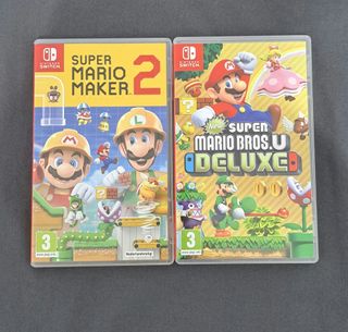 Pack Super Mario Maker 2 y Mario Bros U Deluxe