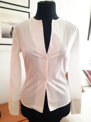 Camisa Adolfo Dominguez Vintage Blanca