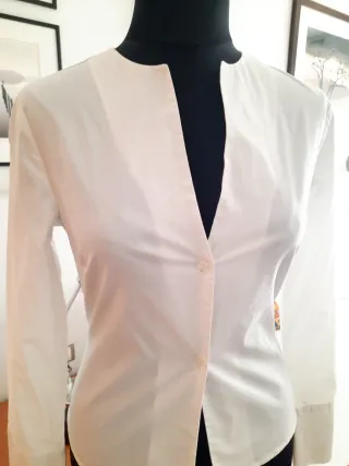 Camisa Adolfo Dominguez Vintage Blanca