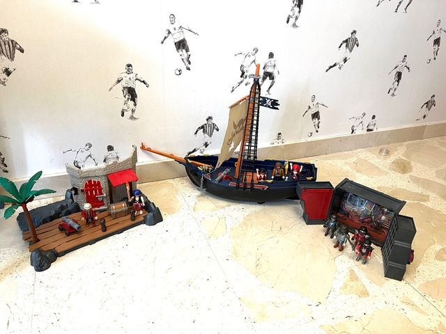 Barco Pirata y Castillo Playmobil