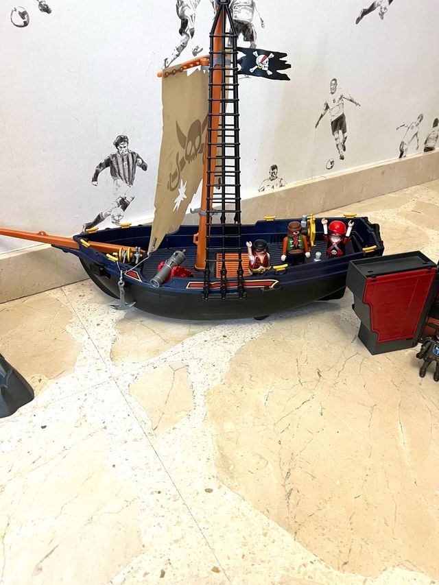 Barco Pirata y Castillo Playmobil