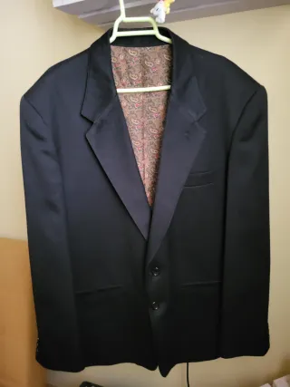 Americana negra forro paisley T52/54