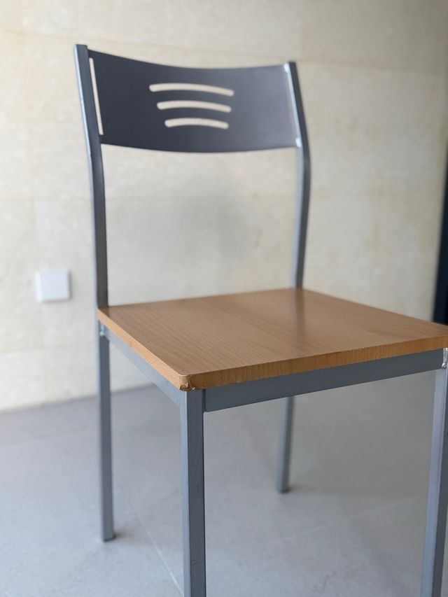 Sillas Cocina Madera y Metal