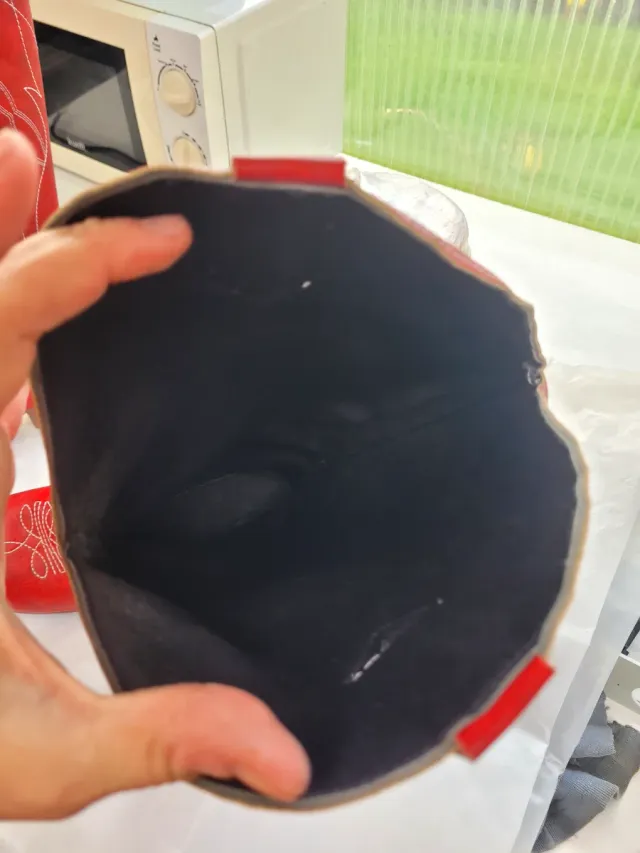 Botas Cowboy Rojas Bordadas