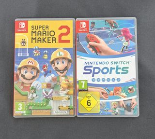 Super Mario Maker 2 y Nintendo Switch Sports