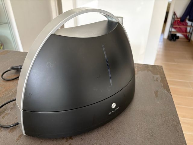 Humidificador ultrasonidos home negro/plata