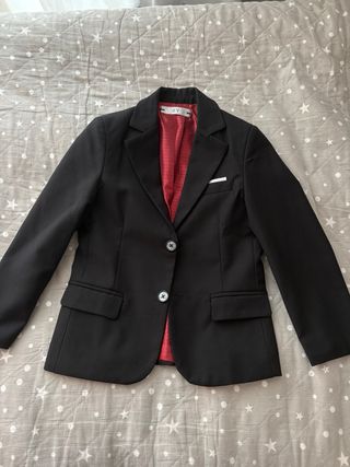 Traje de niño 6/7 años negro