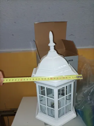 2 Faroles Exteriores Blancos