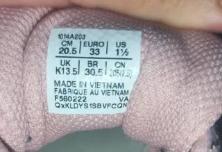 Deportivas ASICS rosas talla 33