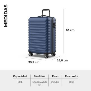 Maleta de viaje mediana
