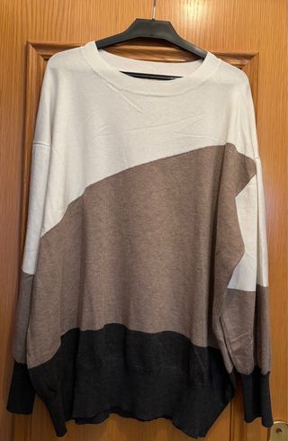 Jersey Oversize Tricolor Talla 2XL de hombre.