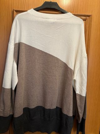 Jersey Oversize Tricolor Talla 2XL de hombre.