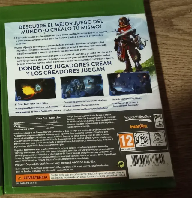 Pacchetto iniziale per Xbox One di Project Spark