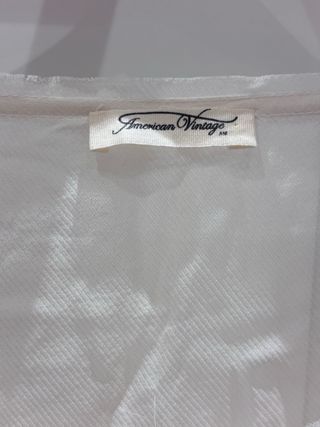 Camisa American Vintage Blanca Talla S