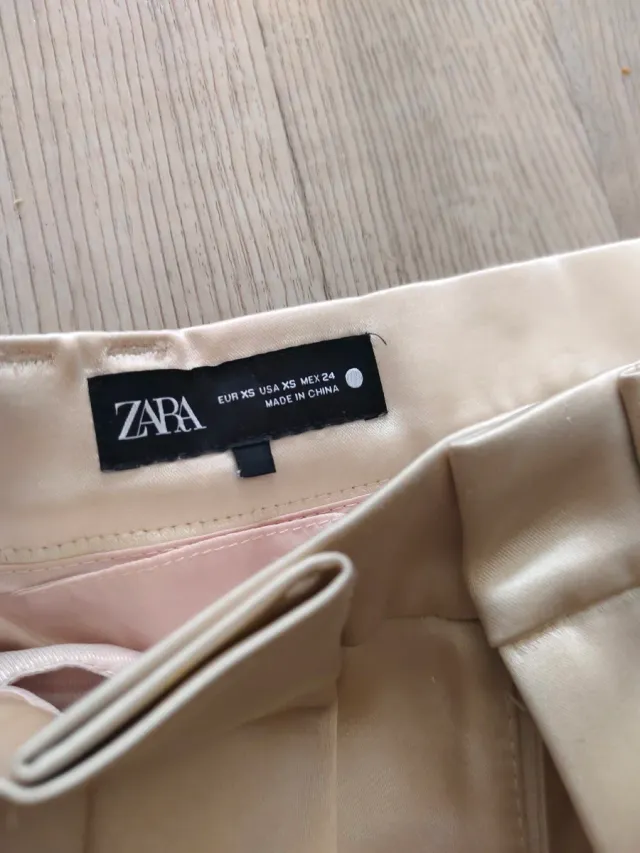 Pantalón Zara Beige Mujer