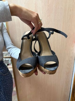 Zapatos de tacón negros mujer talla 38