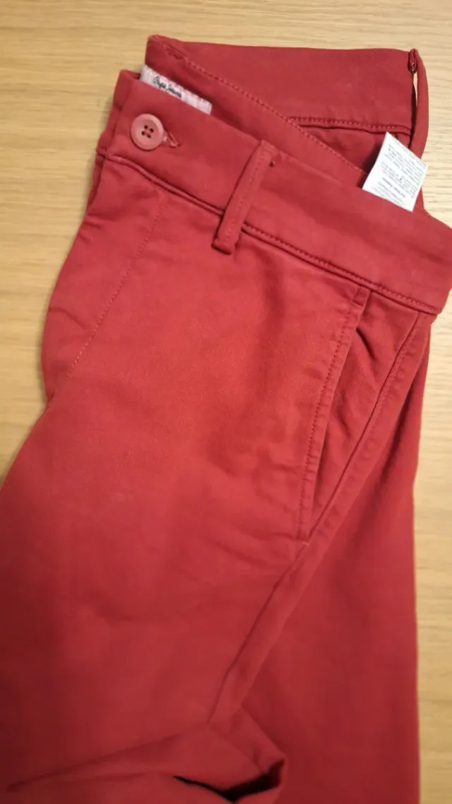 Pantalones Chinos Pepe Jeans Rojo talla 30