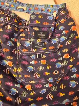 Bañador Hackett peces azul multicolor