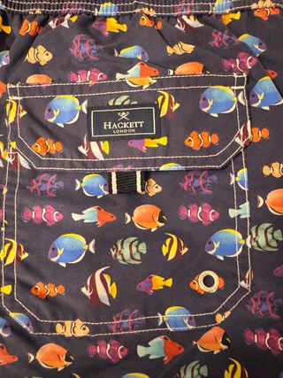 Bañador Hackett peces azul multicolor