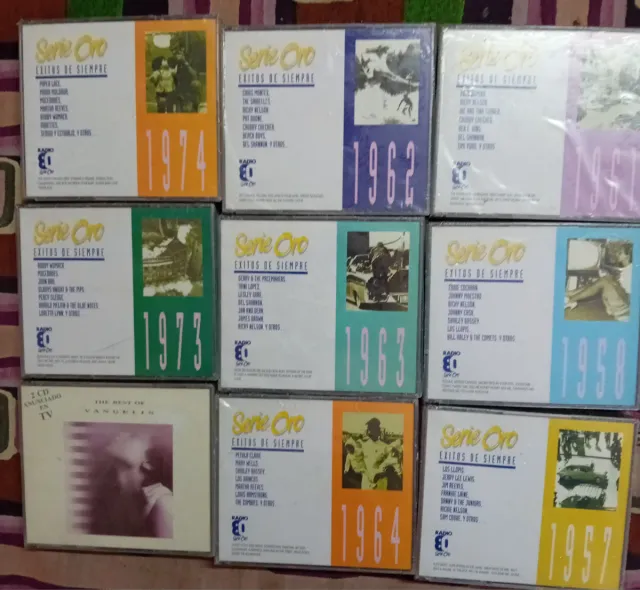 Lote 9 CDs Serie Oro Éxitos de Siempre