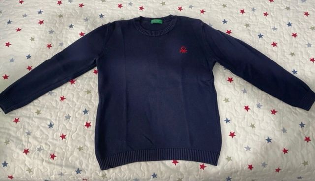 Jersey Benetton azul marino 3-4 años