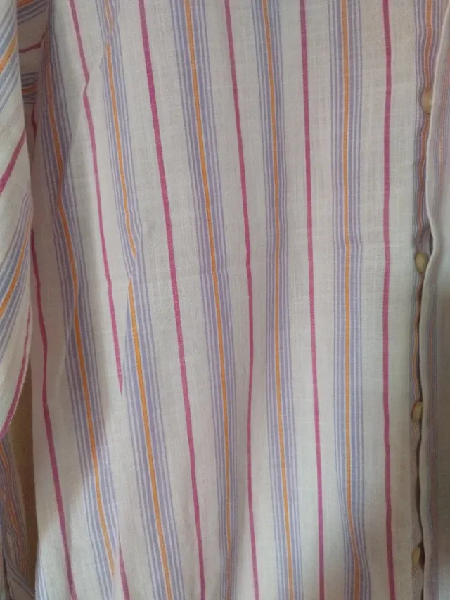Camisa Pierre Cardin Rayas Rosas y Blancas