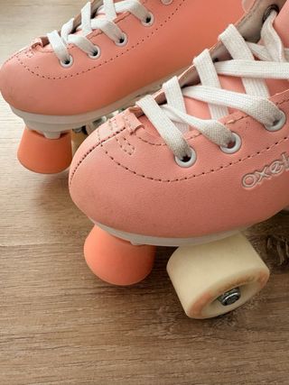 Patines Quad Oxelo Talla 31 Rosas