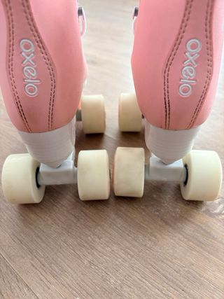 Patines Quad Oxelo Talla 31 Rosas