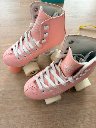 Patines Quad Oxelo Talla 31 Rosas