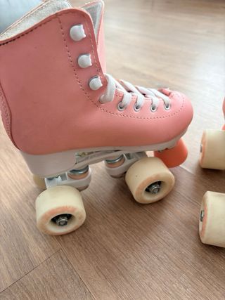 Patines Quad Oxelo Talla 31 Rosas